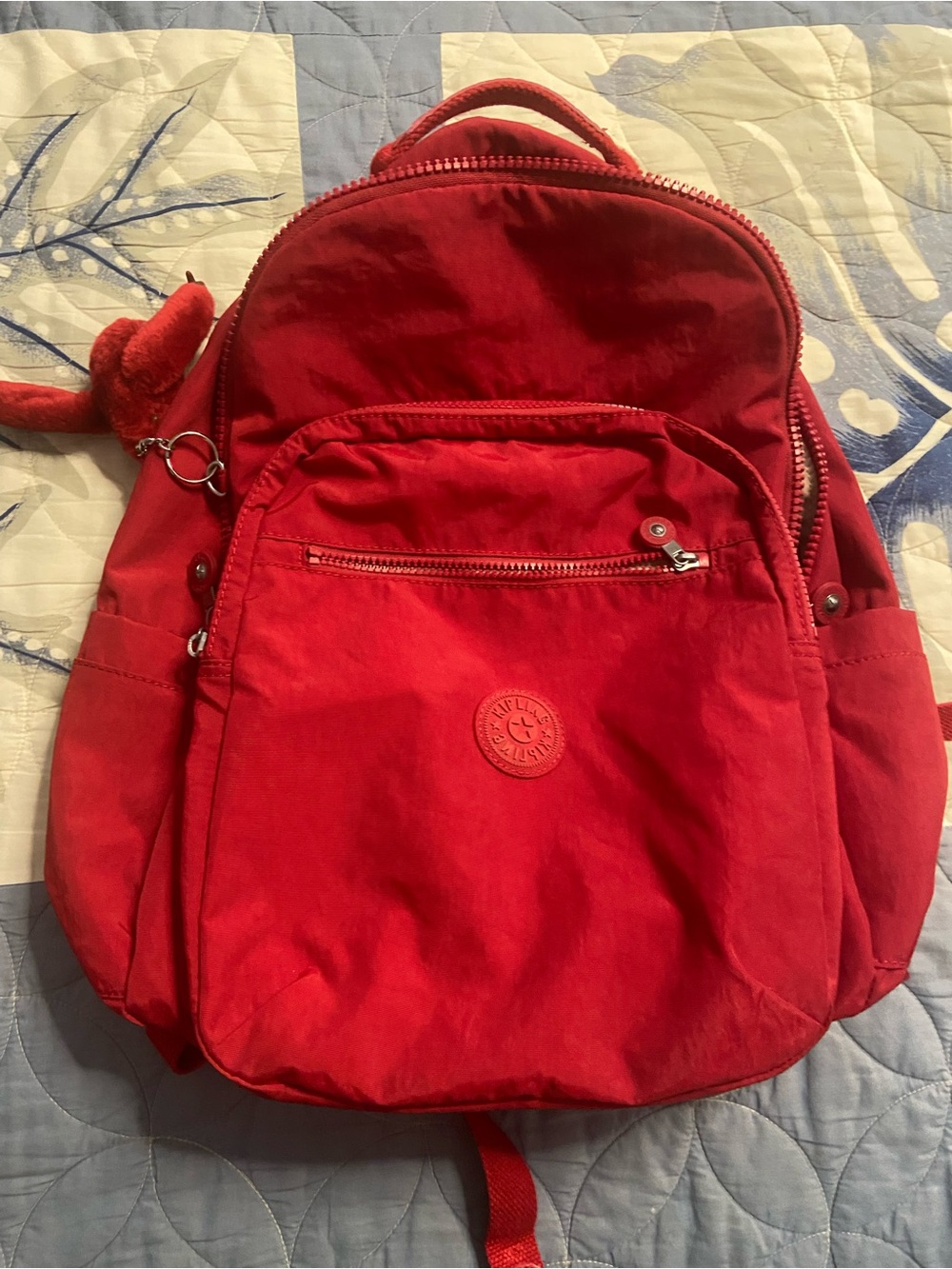 KIPLING Red LARGE Computer/Laptop School Backpack